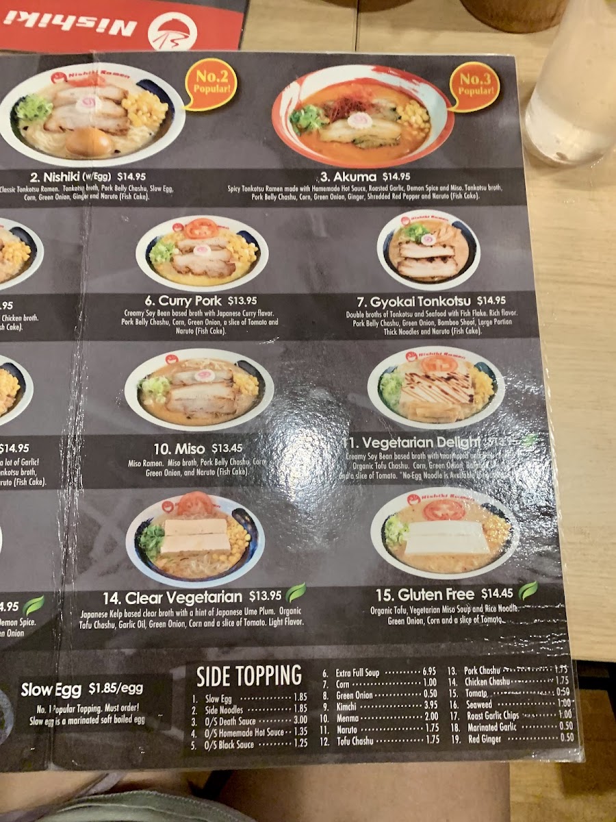Nishiki Ramen Menu - Image 4
