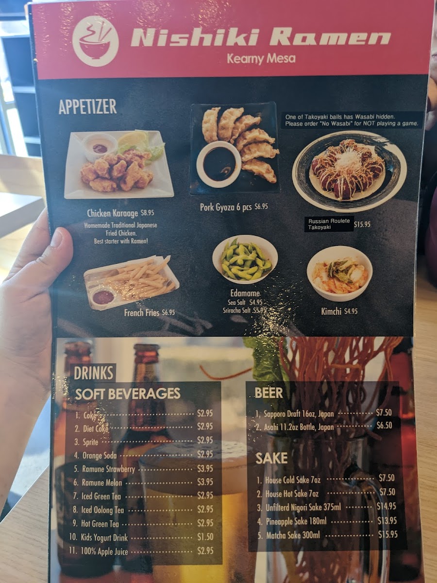 Nishiki Ramen Menu - Image 5